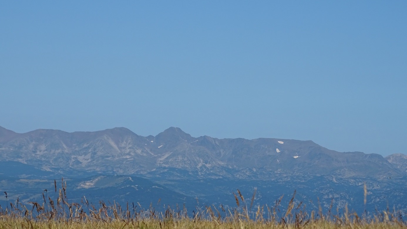 Vue sur le massif du carlit